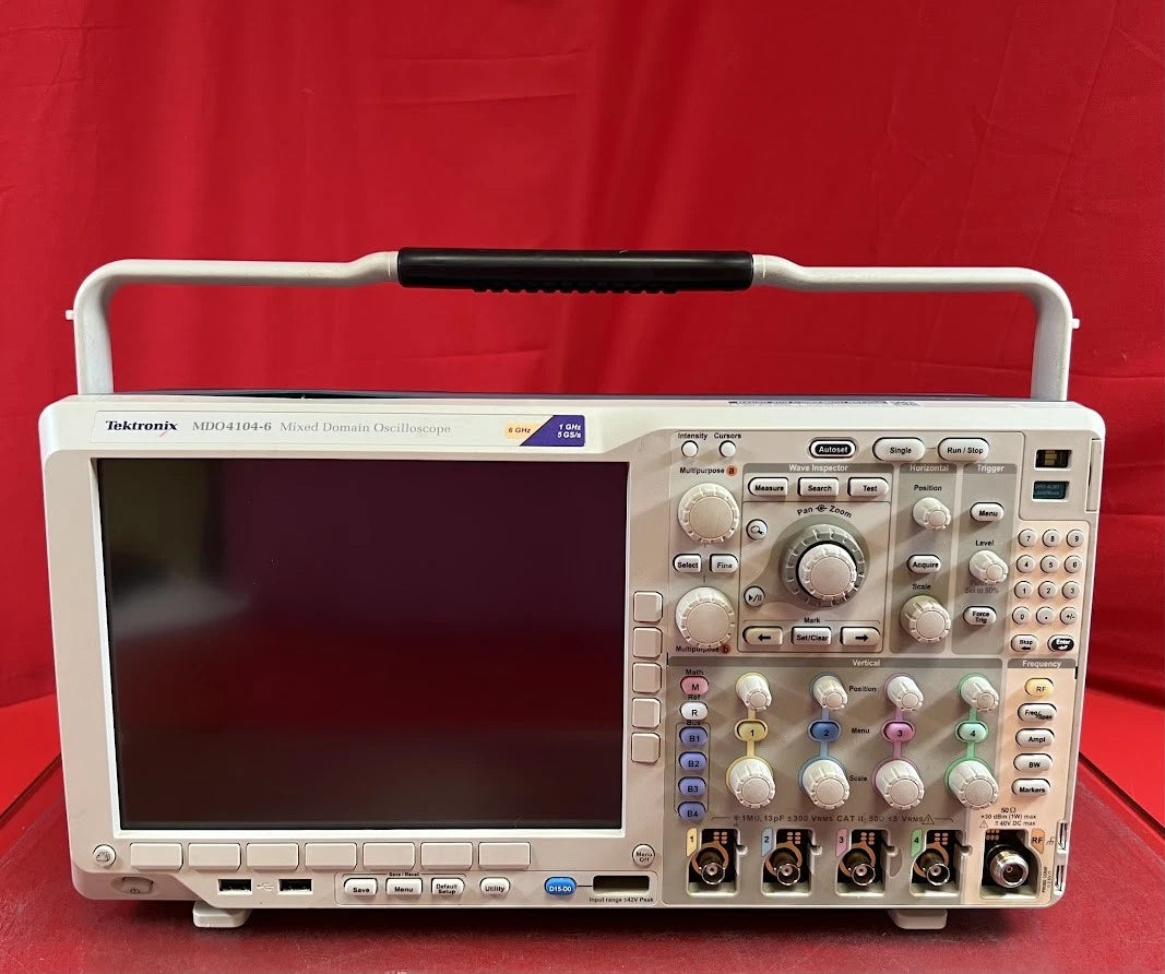 Tektronix MDO4104-6 Mixed Domain Oscilloscope, 6 GHz, 4-Channels