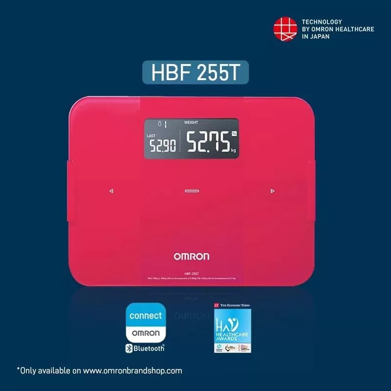 Omron HBF 255T Digital Body Composition Monitor with BMI Fat Muscle Analysis