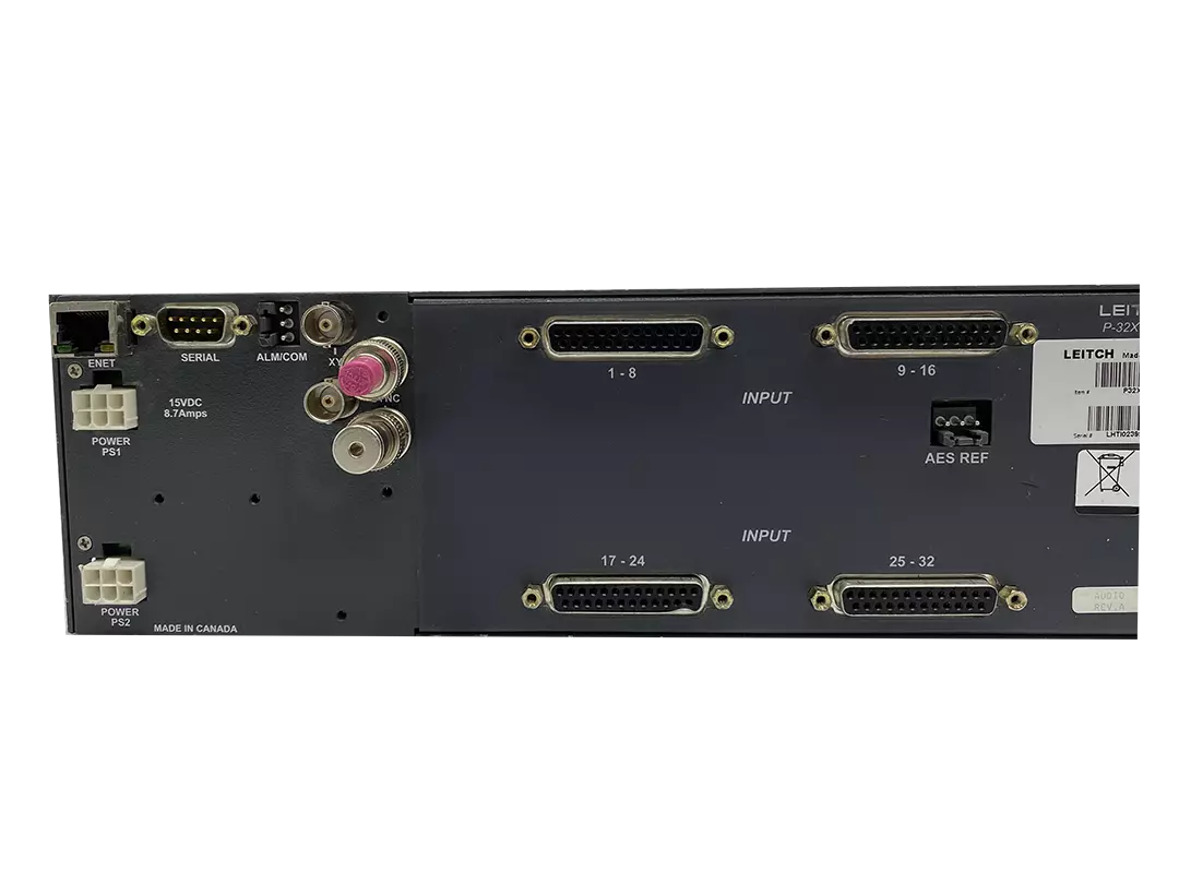 Leitch PANACEA P32X4AEBO 2RU Audio Router 32X4 Balanced AES