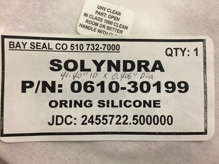 Silicone O-Ring 41.40" ID x 0.406" Dia - Bay Seal