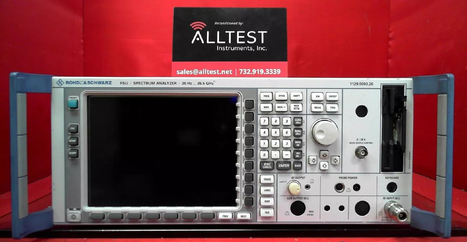Rohde and Schwarz FSU26 Spectrum Analyzer Opt. B16, B18 & K7