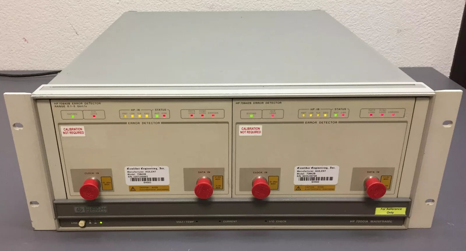 HP/Agilent 70842B Two Error Detectors for HP 71600B Series