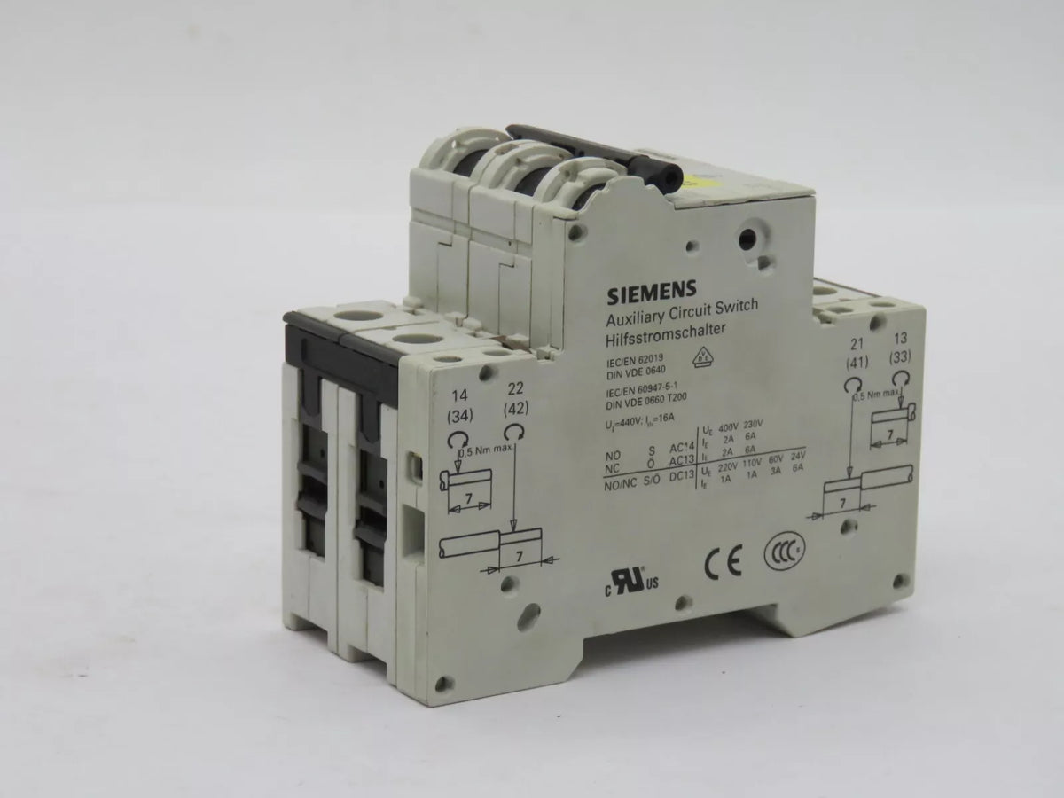 SIEMENS 5SY4504-7 Circuit Breaker Miniature 1+N Pole 4 Amp 230VAC 10kA