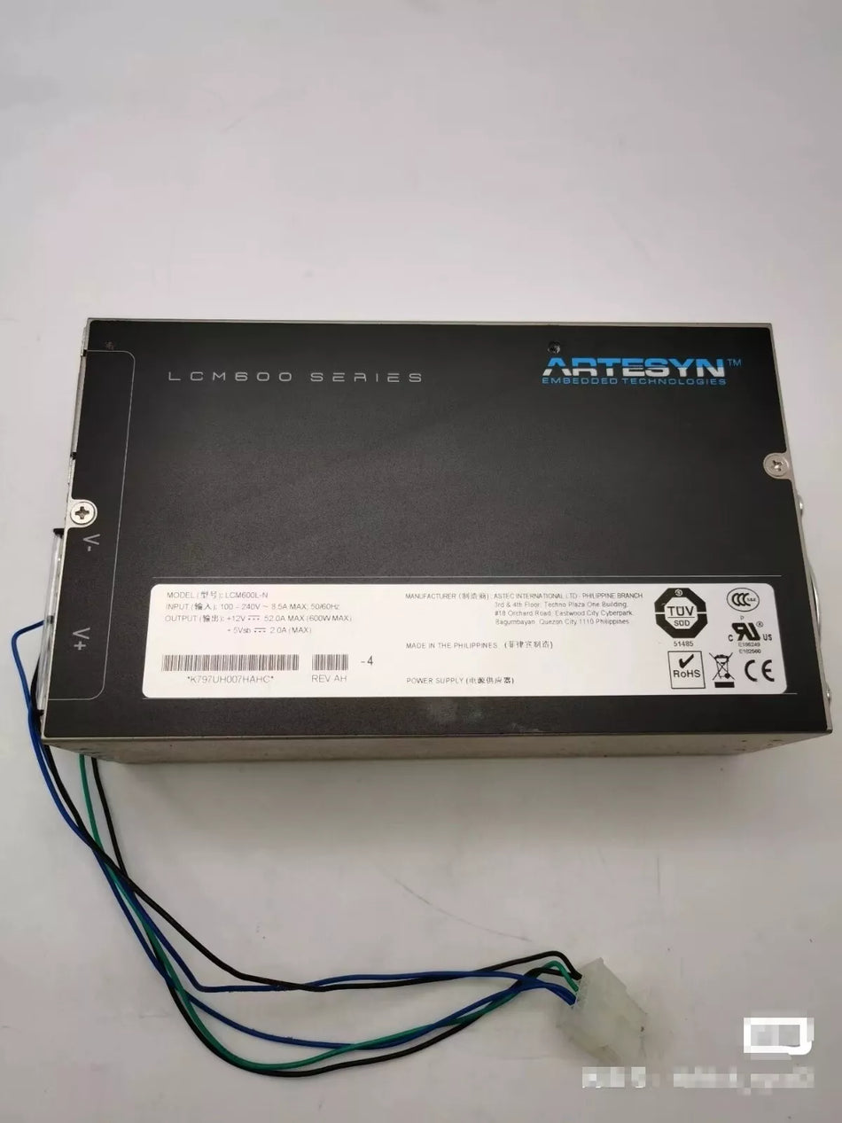 1pc USED LCM600L-N 12V 52A switch power supply TESTED By DHL or FedEx #VUD5 CH