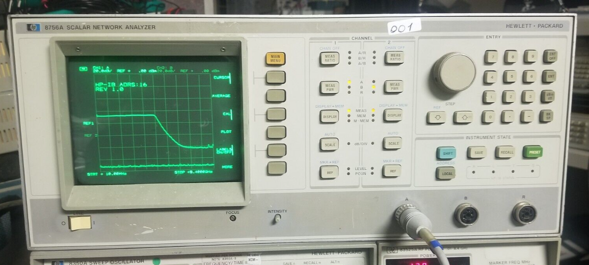 HP8756A Scalar Network Analyzer