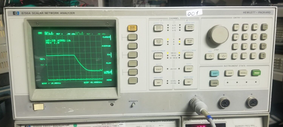 HP8756A Scalar Network Analyzer