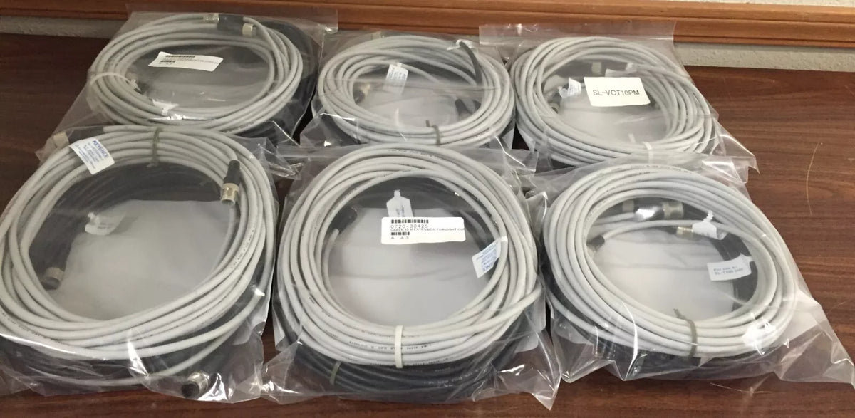 Keyence SL-VCT10PM-T 10M Transmitter & SL-VCT10PM-R 10M Receiver Safety Light Curtain