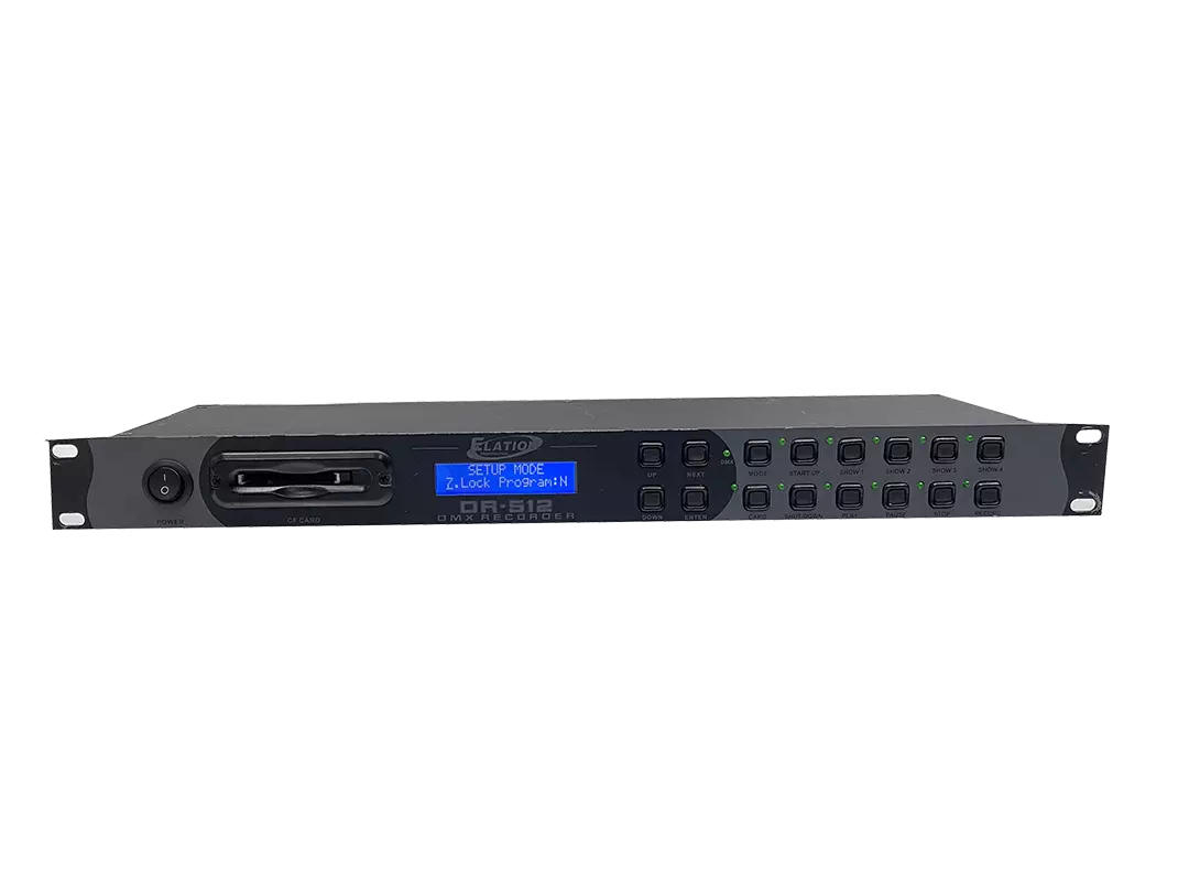 Elation Lighting DR 512 DMX Recorder Rack Mount
