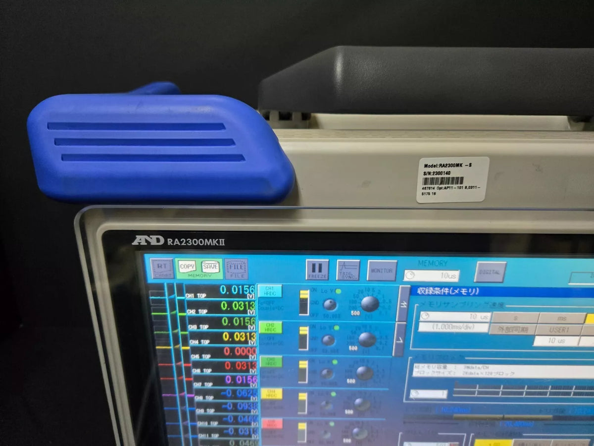 A&D RA2300MKⅡ-S Data Acquisition System with AP11-101×8 and 0311-5175×16 (0140)