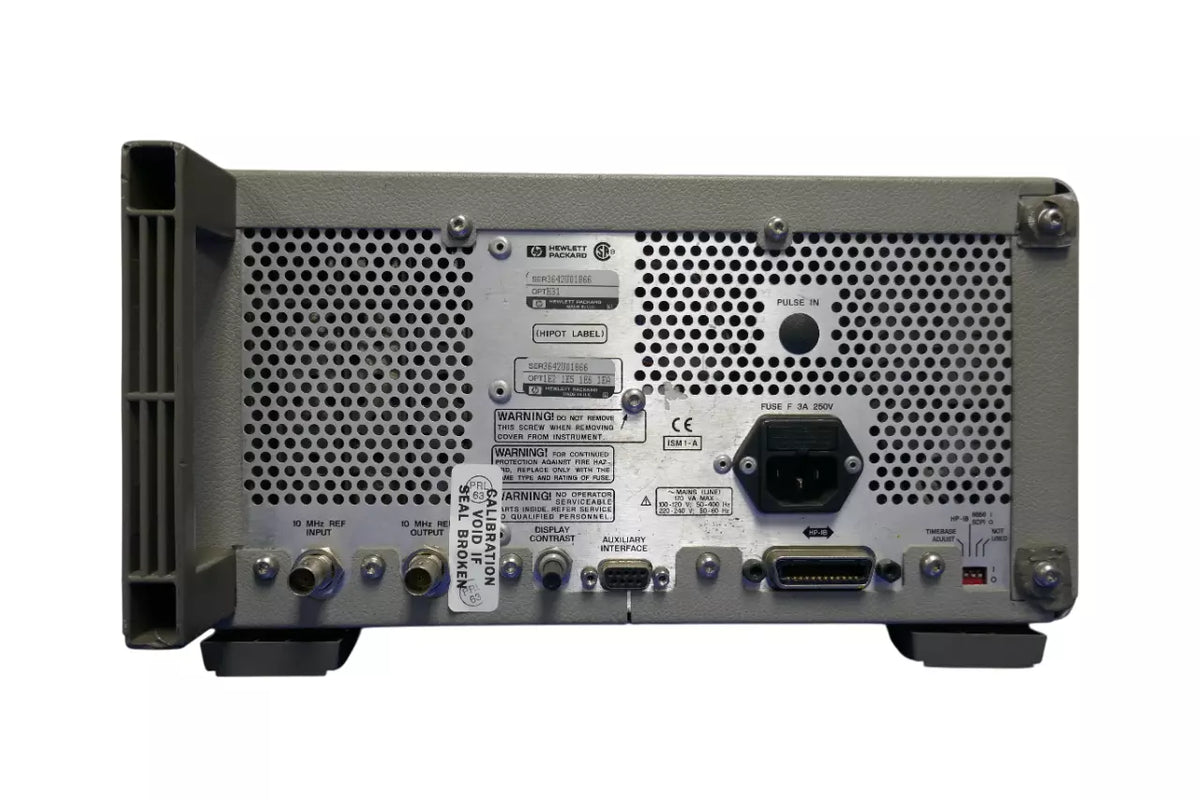 Agilent 8648B Signal Generator w/1E2-1E5-1E6-1EA& H31Options