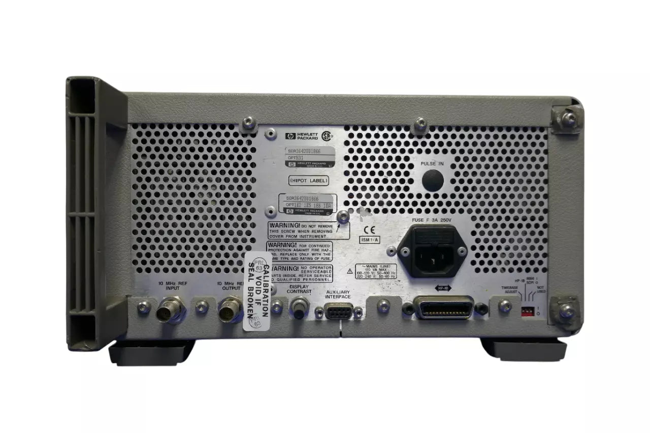 Agilent 8648B Signal Generator w/1E2-1E5-1E6-1EA& H31Options