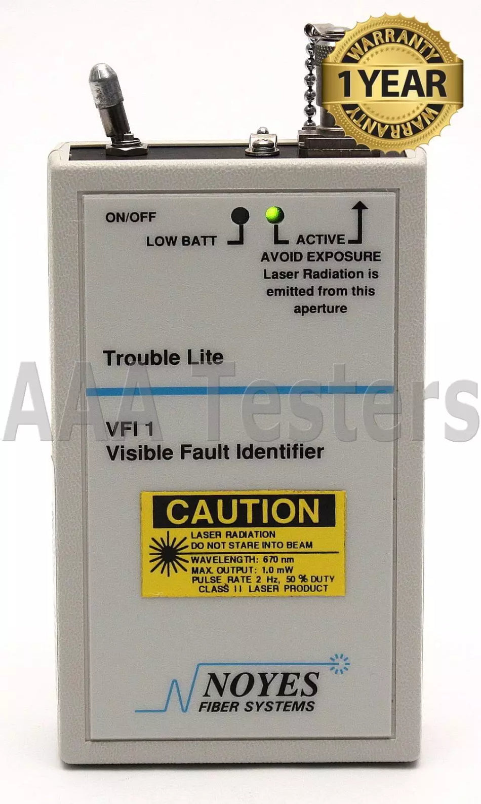 Noyes VFI 1 Trouble Lite Fiber Optic Visible Fault Identifier VFI1