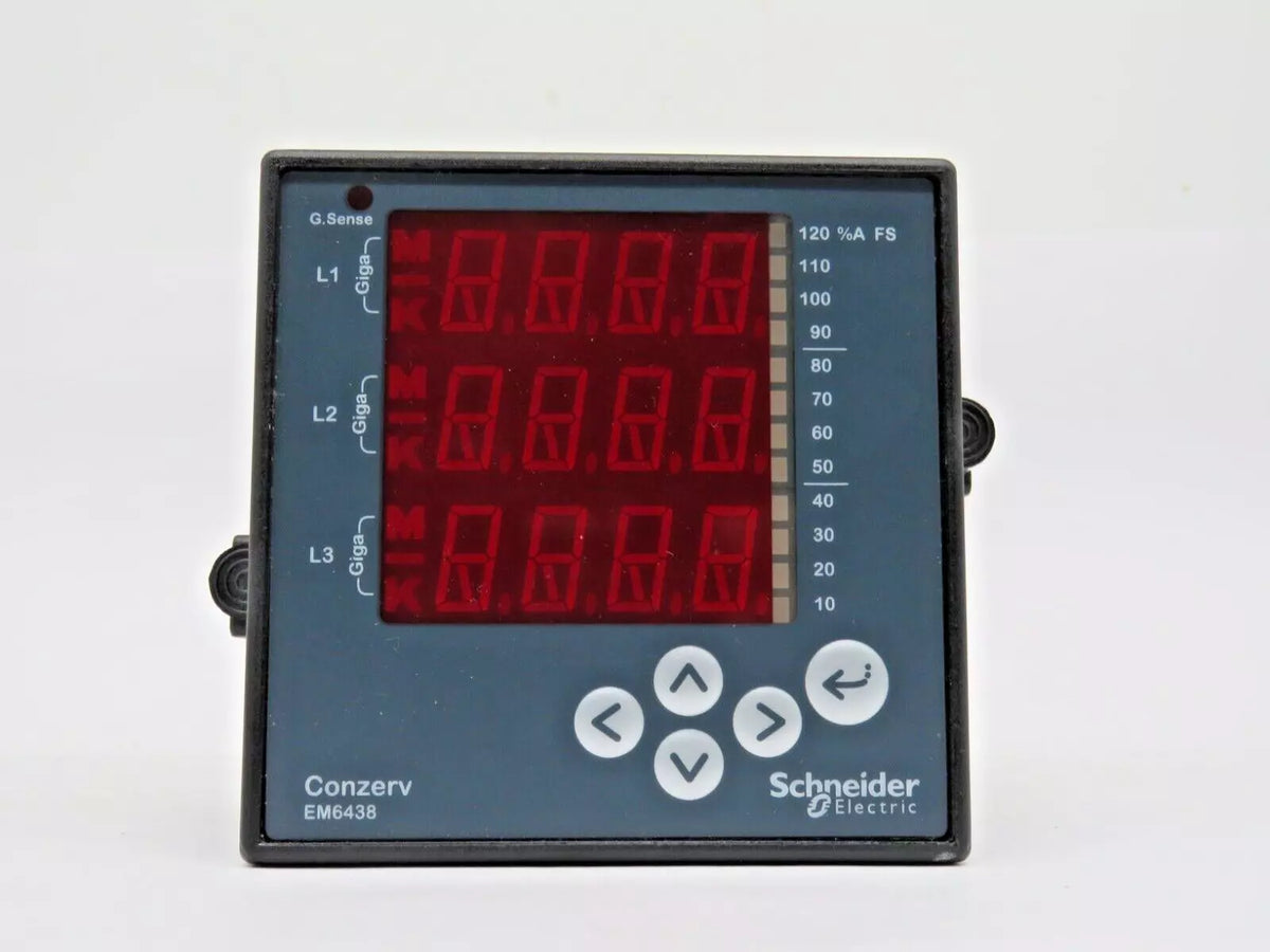 Schneider Electric EM6438 Conzerv Power Meter Programmable Mutlifunction