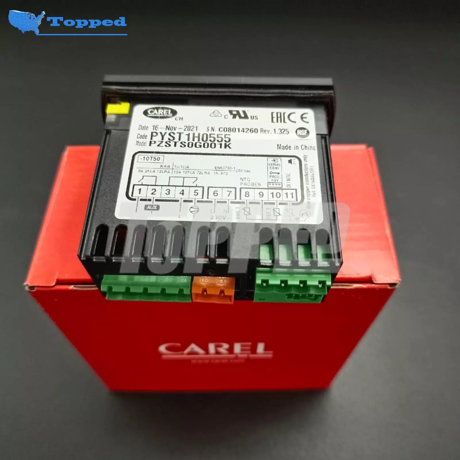 1PCS New F CAREL PZSTS0G001K Temperature Controller US Stock; - XG eqpt