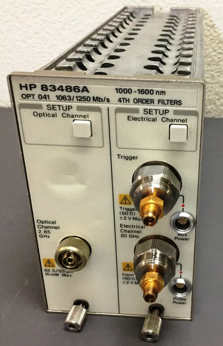 HP/Agilent/Keysight 83486A Opt 041 1063/1250 Mb/s 1000-1600 nm 4th Order Filt