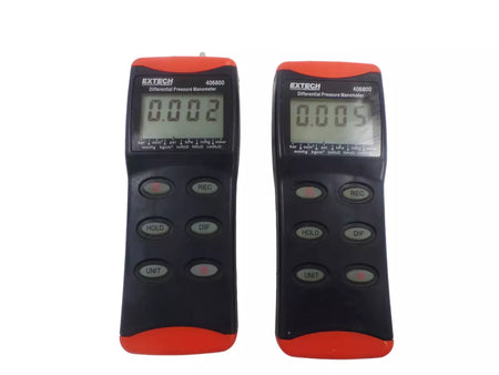 Lot of 2 Extech Instruments Differential Pressure Manometer 40680