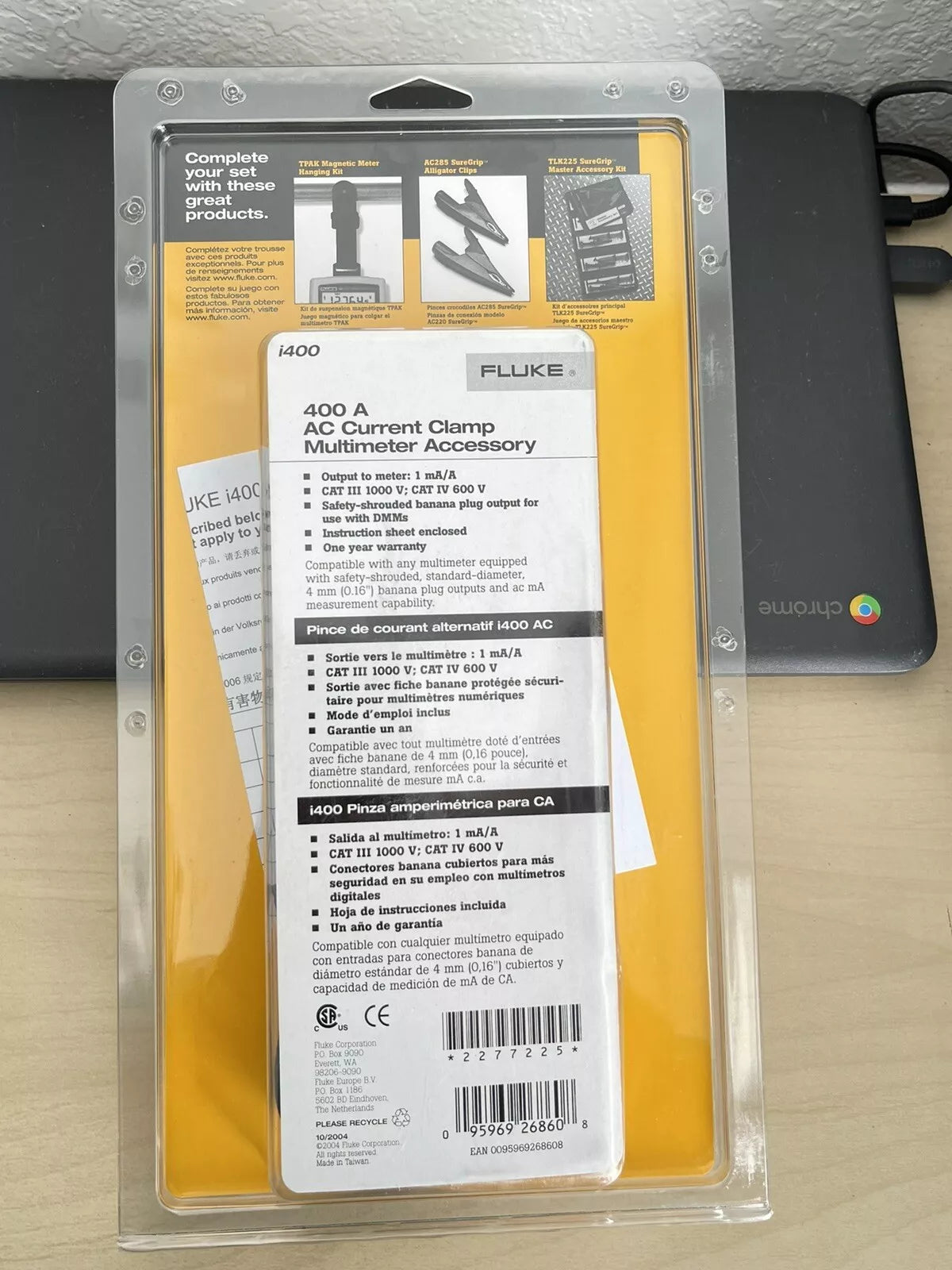 FLUKE i400 AC Current Clamp for Electrical Testing