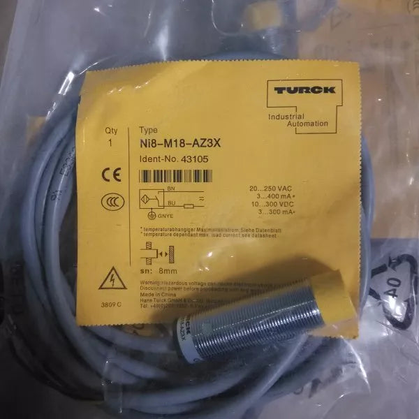 TURCK NI8-M18-AZ3X Proximity Switch