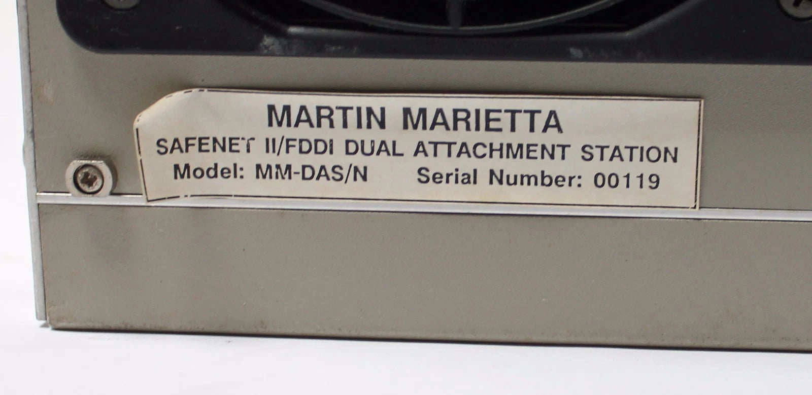 Martin Marietta Safenet II / FDDI Dual Attachment Station MM-DAS/N