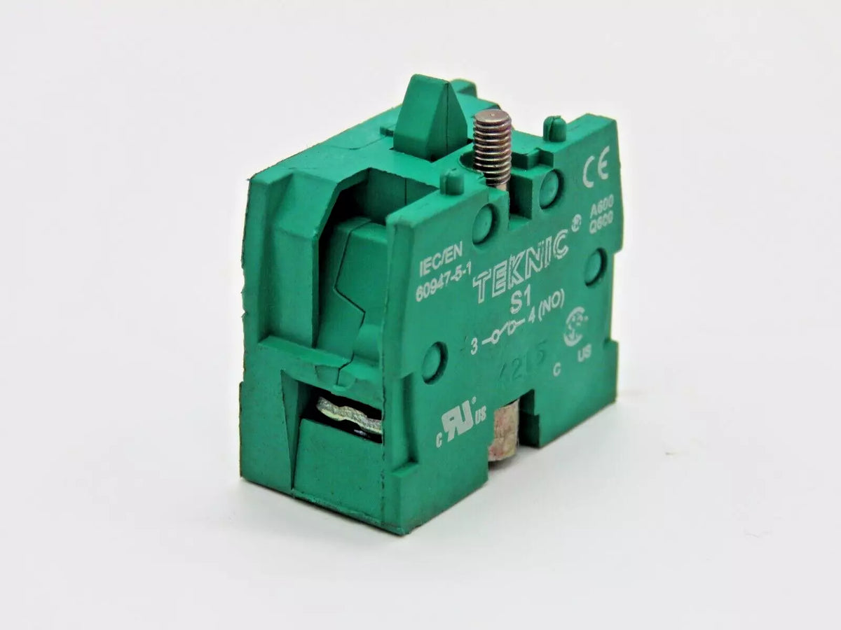Teknic S1 Push Button Contact Block, 16A, 2.5mm