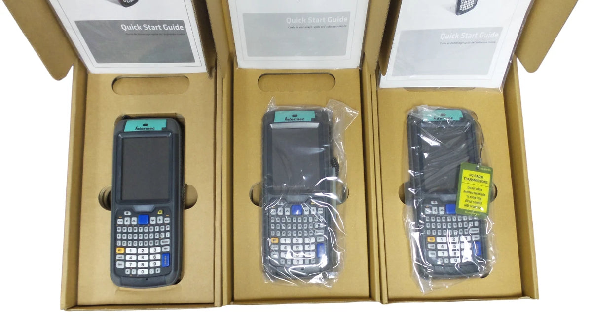 Lot of 3 Intermec CN70e Mobile Barcode Scanner  - Free Shipping