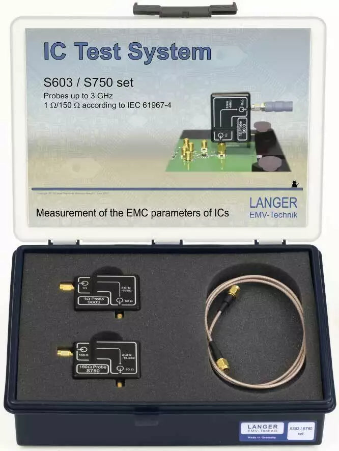 Langer EMV S603/S750 Probe Set 1Ω/150Ω Conducted RF Measurement acc. IEC 61967-4