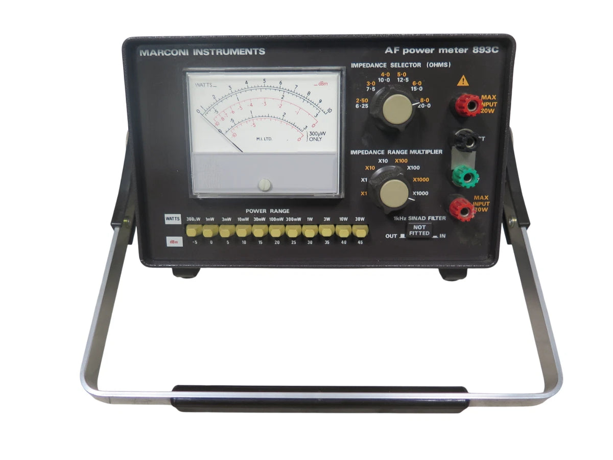 Marconi Instruments 893C AF Power Meter test set - Free shipping