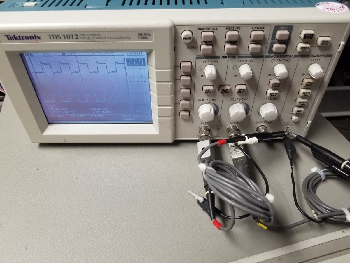 Tektronix TDS1012 100MHz Digital Storage Oscilloscope