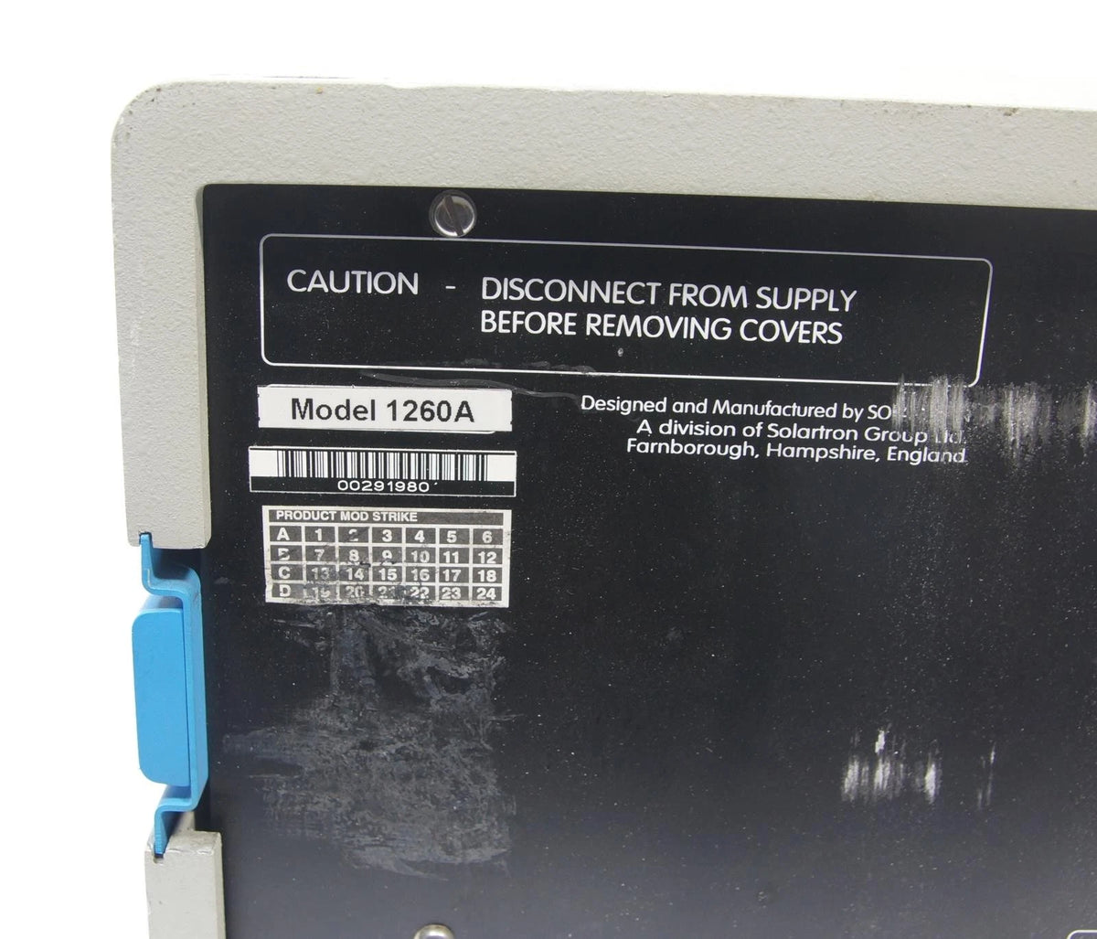 Solartron Schlumberger SI-1260 Impedance Gain/Phase Analyzer 1260A
