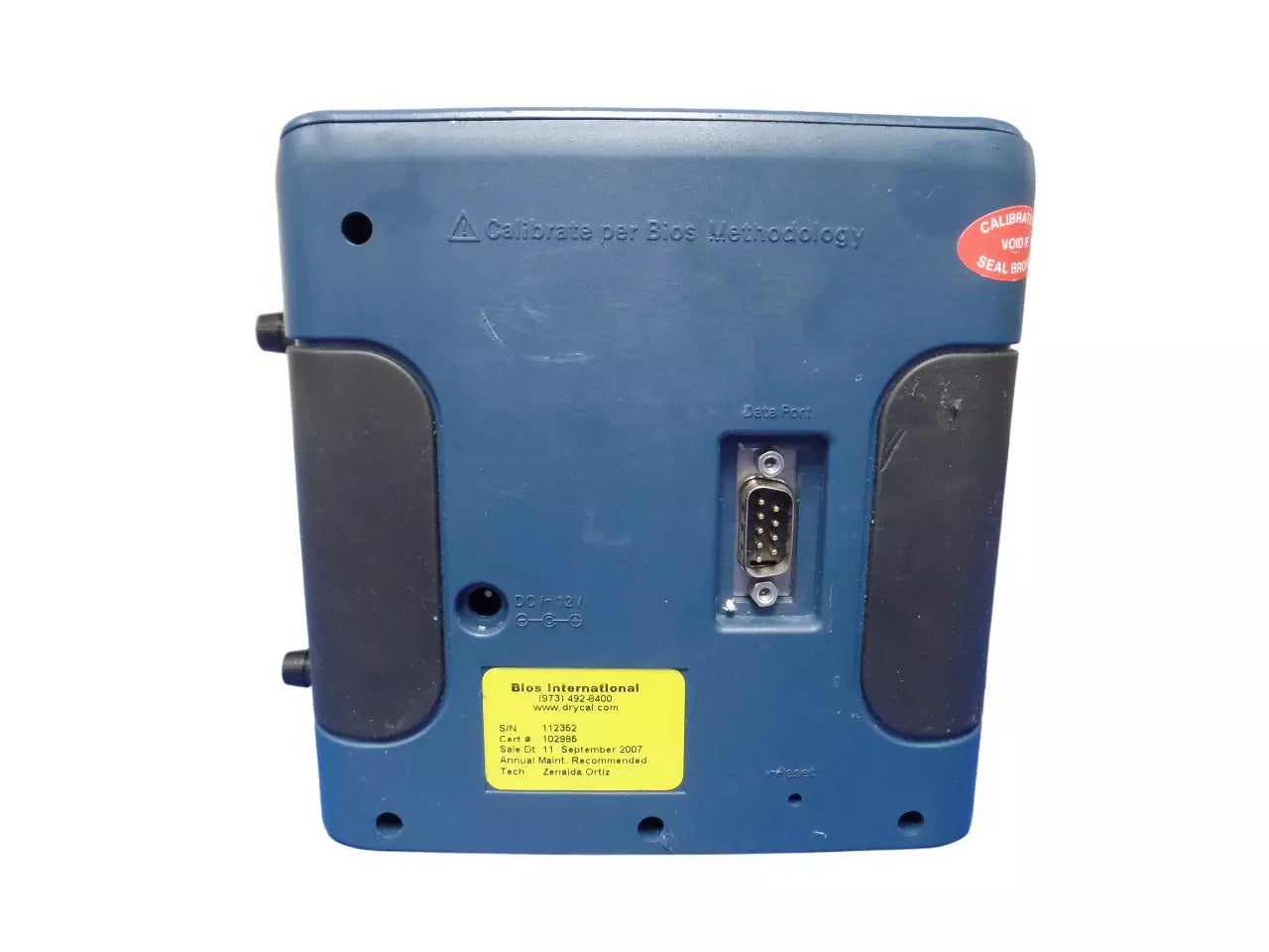 Bios DryCal Defender 510-L- Rev C Gas Flow Calibrator