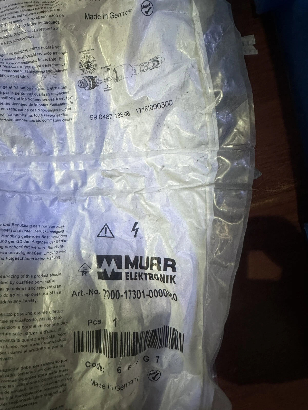 MURR/7000-17301-0000000 Control Cable for Industrial Automation
