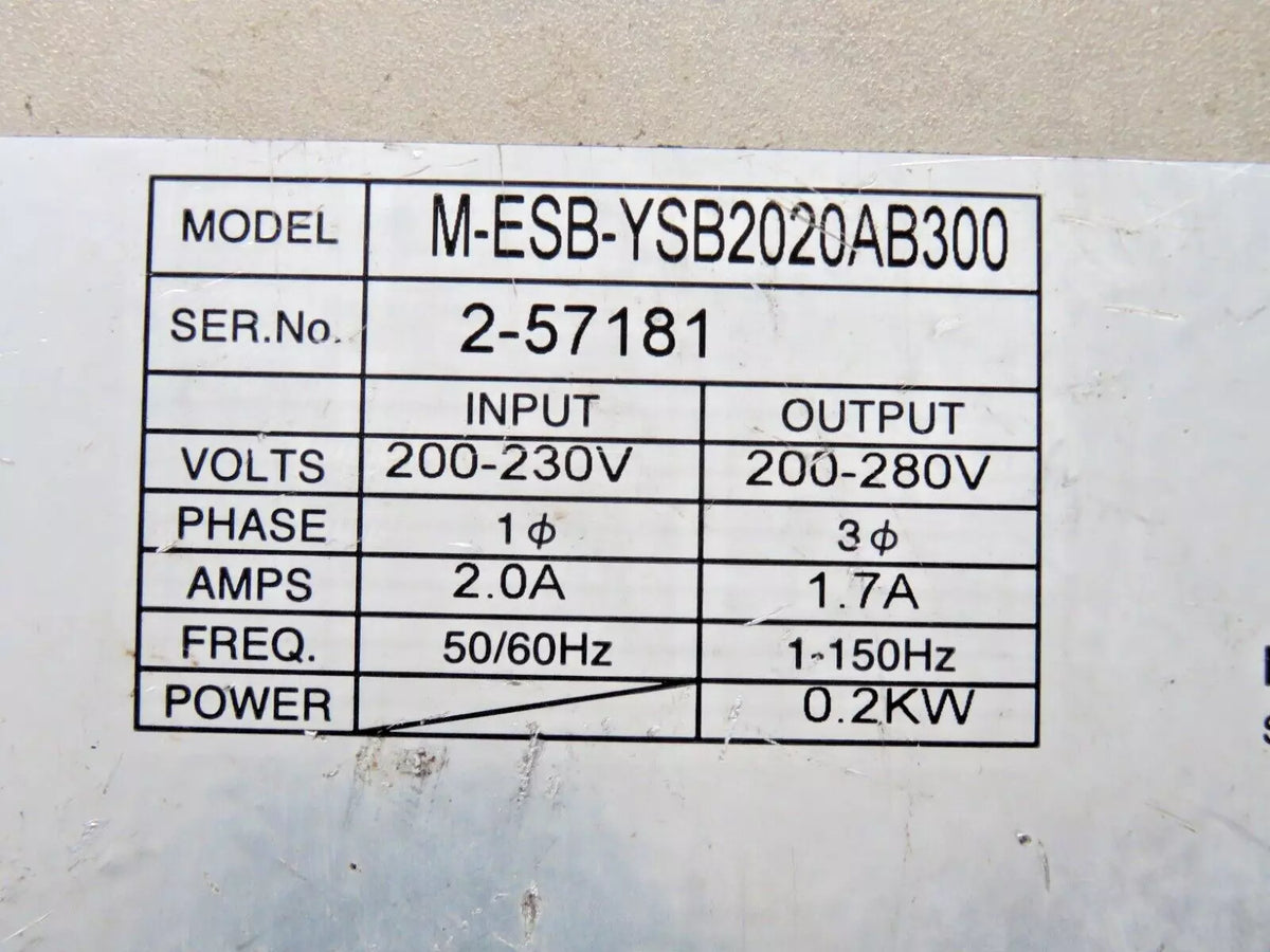 NSK M-ESB-YSB2020AB300 Servo Drive Unit 200-280V