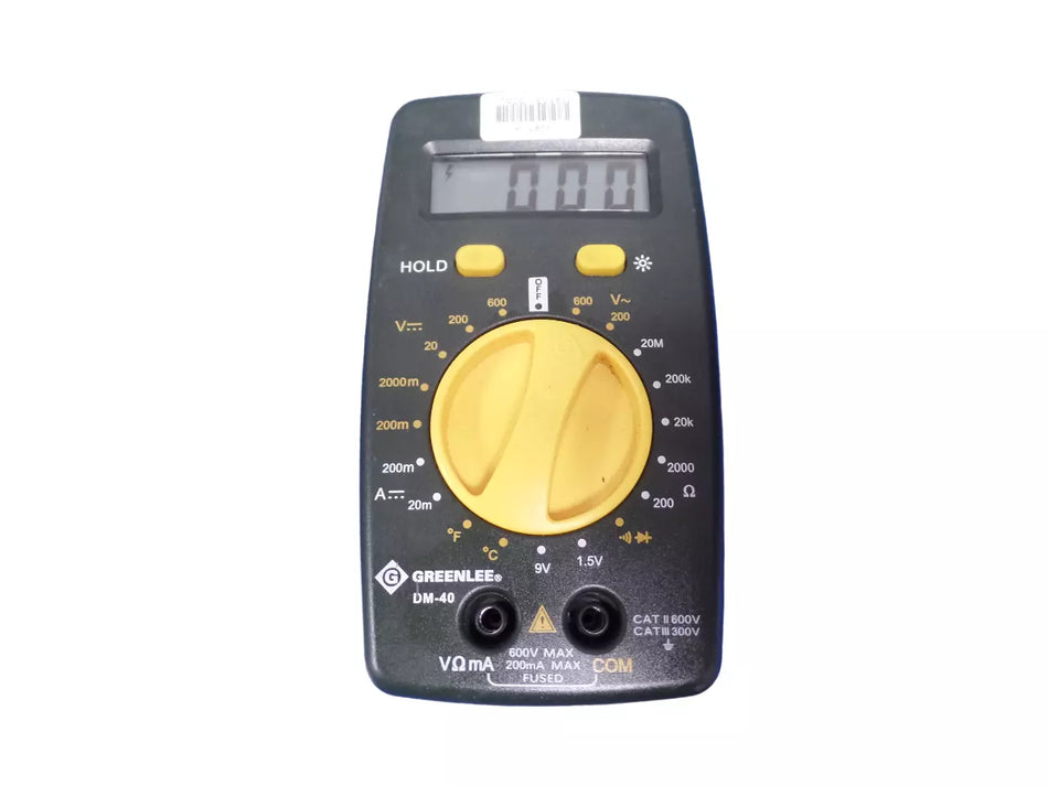 GREENLEE DM-210 Digital Multimeter - Reliable Electrical Testing Tool