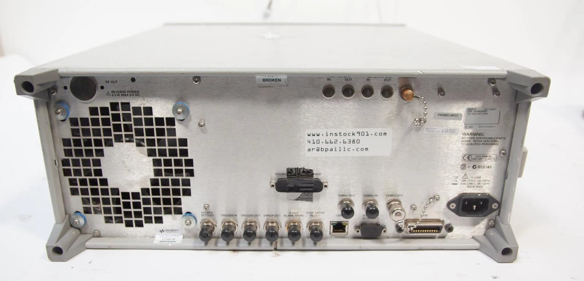 Agilent E8257D PSG 250kHz -20GHz Analog Signal Generator 1E1 520 UNT UNW