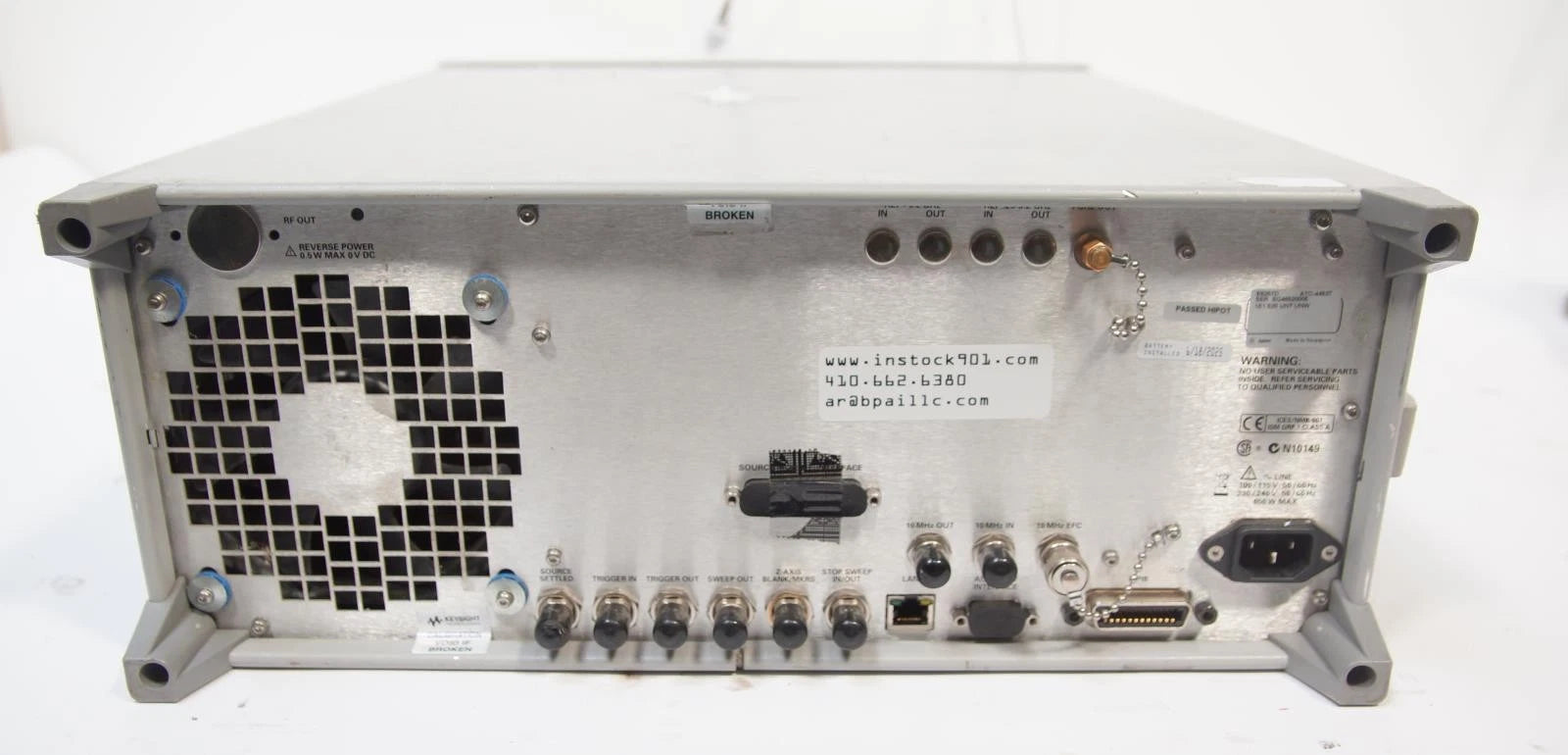 Agilent E8257D PSG 250kHz -20GHz Analog Signal Generator 1E1 520 UNT UNW