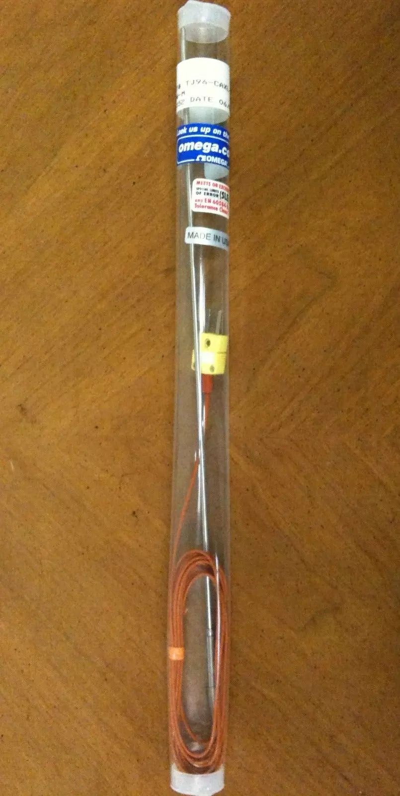 Omega TJ96-CAXL-18G-12-SMPW-M Thermocouple Transition Joint Probe