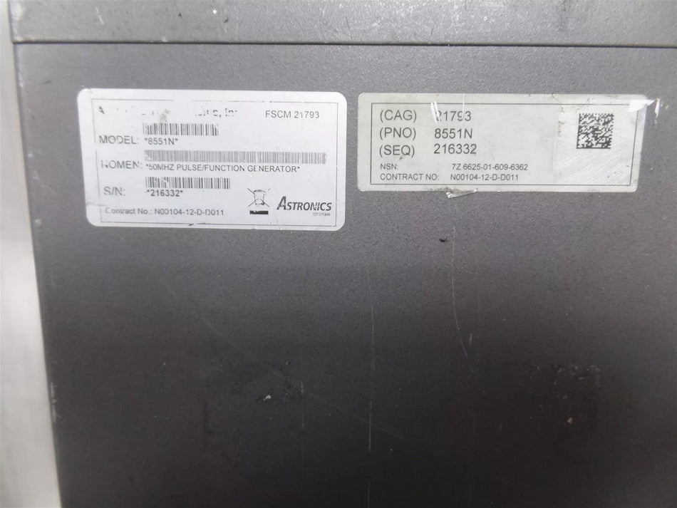 Tabor Electronics 8551 50MHz Function Pulse Signal Generator