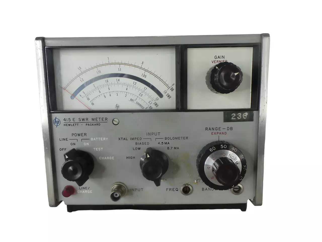 HP 415E SWR Meter - Measure Standing Wave Ratio Accurately