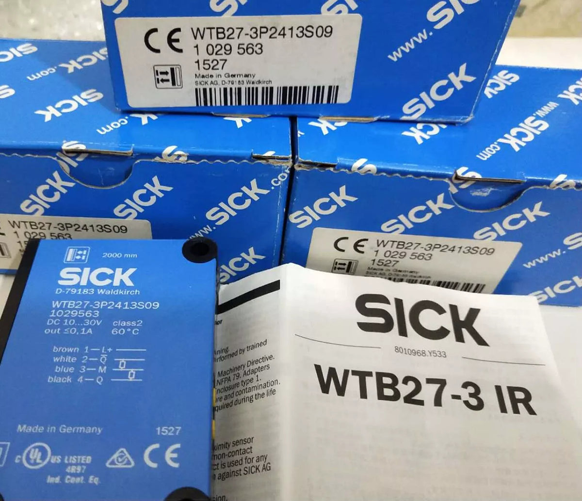 SICK WTB27-3P2413S09 1029563 Proximity Sensor - 1PC New