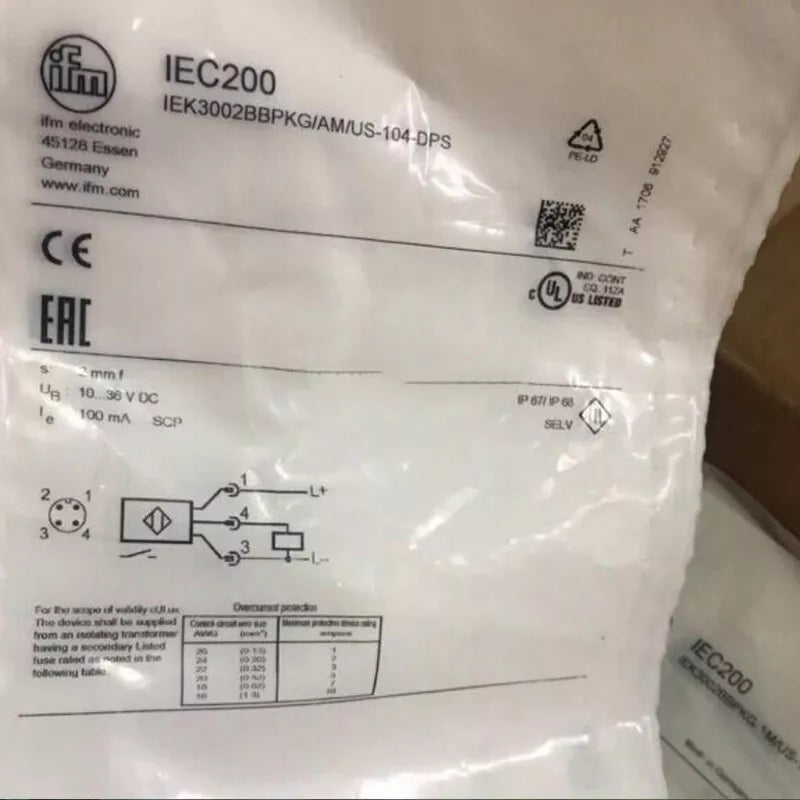 IFM IEC200 Proximity Sensor with Expedited Shipping - 1PC