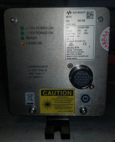 5517C Laser Head He-Ne for Interferometer Systems