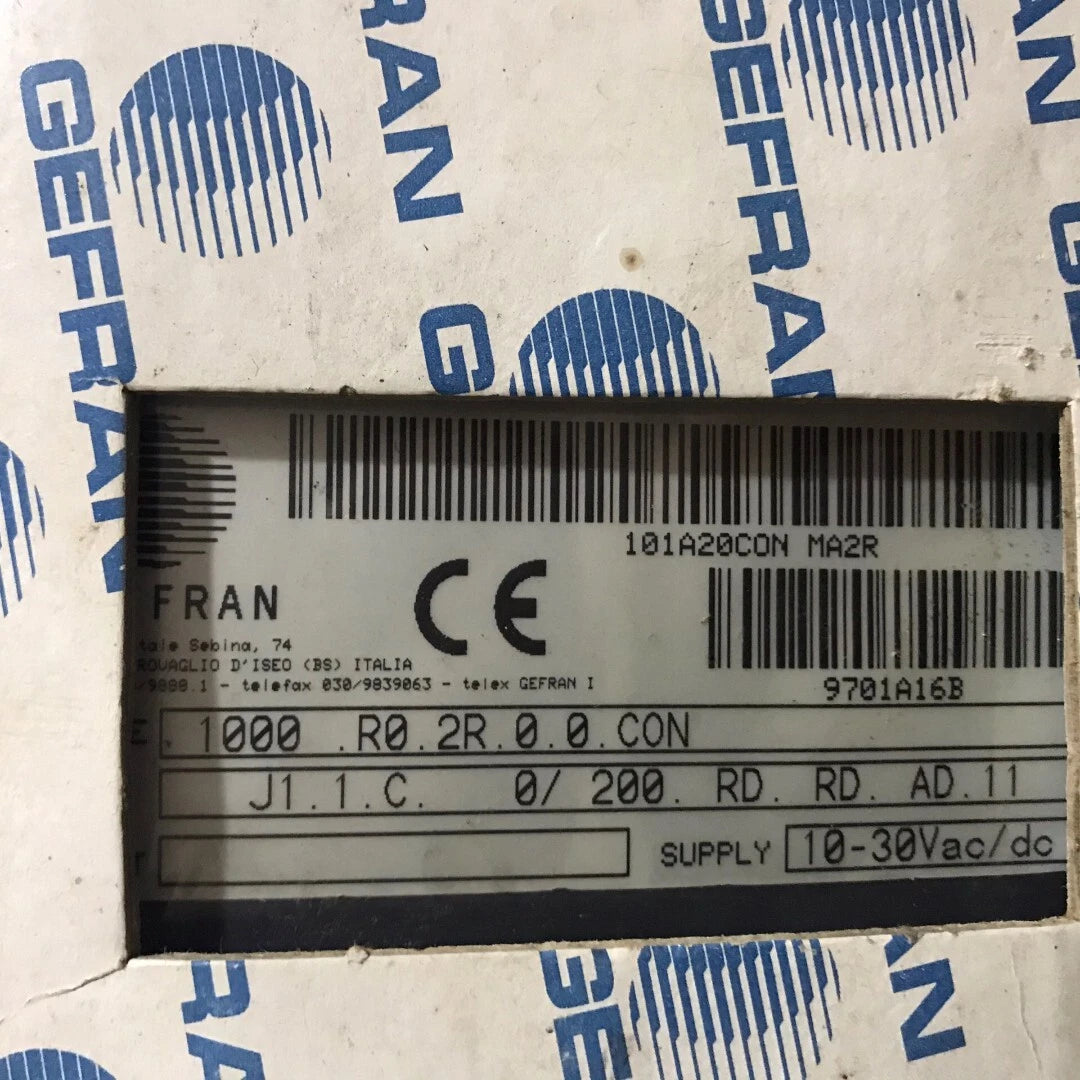GEFRAN 1000-R0-1R-0-0 Thermostat - Used 1PC Working