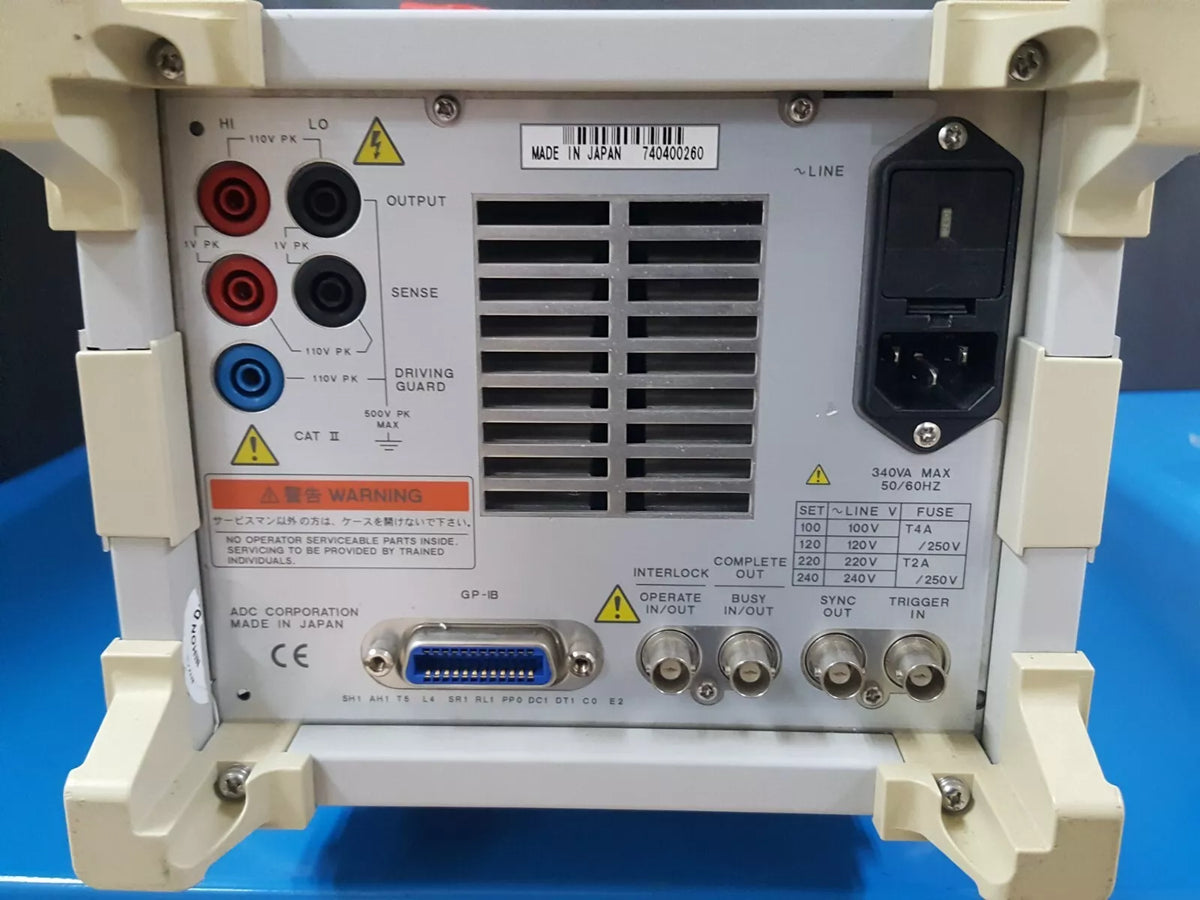 ADCMT 6243 DC Voltage Current Source Monitor (0260) – XG eqpt ADCMT 6243 DC Voltage Current Source Monitor (0260) – XG eqpt