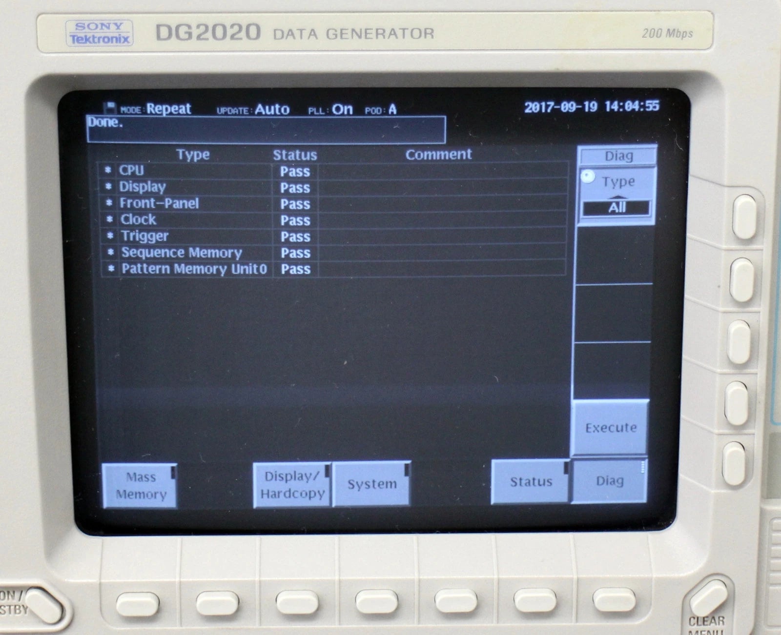 Tektronix DG2020 200MHZ DATA GENERATOR