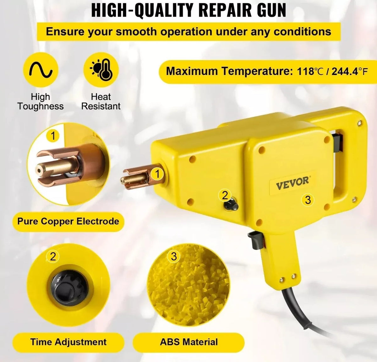 Handheld Car Body Repair Machine Spot Welder Dent Puller Stud Welder Tool Kit
