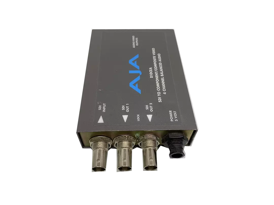 AJA D10CEA SDI to Analog Audio/Video Converter with Patch Cable