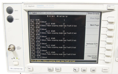 AGILENT E4440A PSA Series 3Hz to 26.5GHz Spectrum Analyzer AS-IS