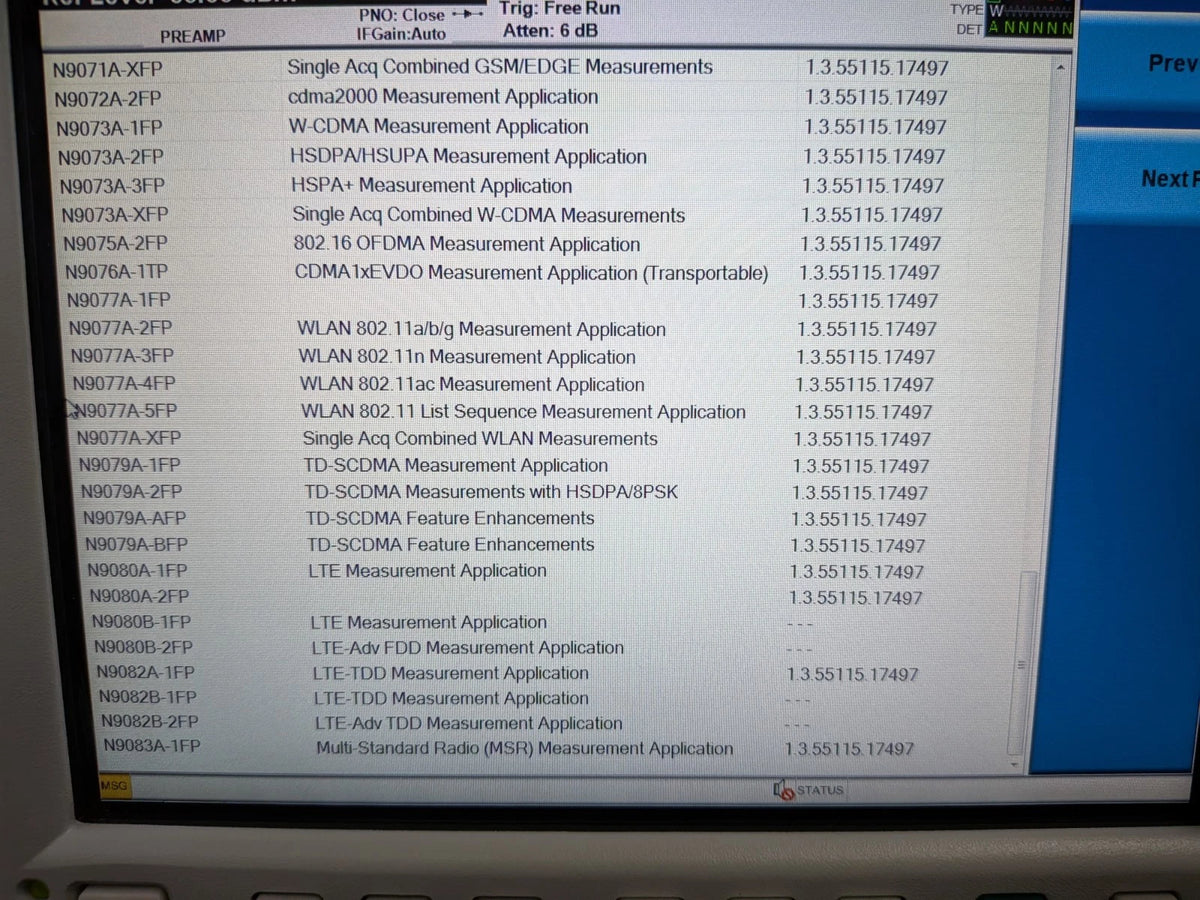 🔥Agilent Keysight N9010a (N9020a) 26.5Ghz EXA Signal Spectrum Analyzer ~ Cald!