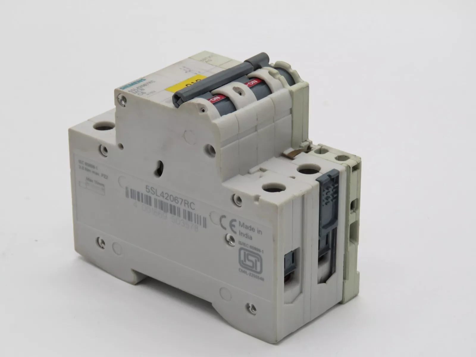 Siemens 5SL42067RC Circuit Breakers Minuature 6 AMP 2 POLE 415V