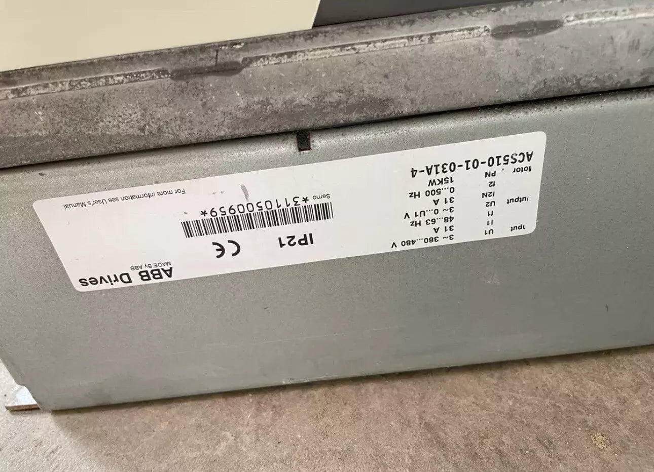 ABB ACS510-01-031A-4-15KW Variable Frequency Drive